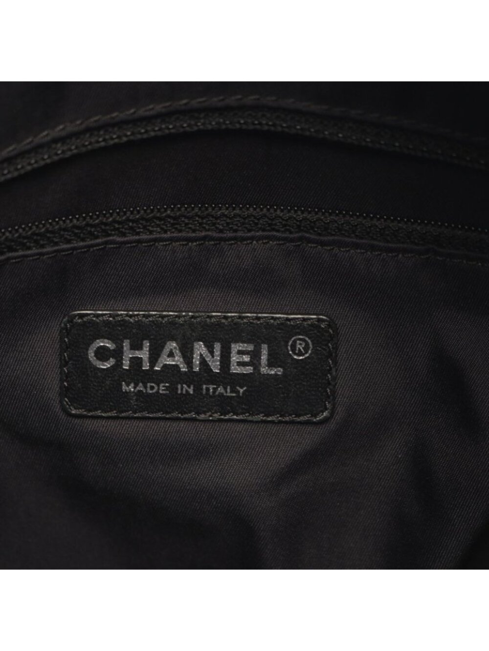 Chanel Tote Paris Biarritz PM Black Canvas Leather PM - Picture 4 of 8